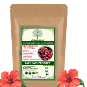 Dry Hibiscus Flower, Rosa, Sinensis, Roselle 100 GM