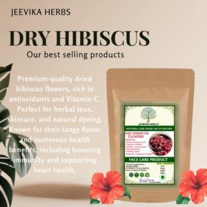 Dry Hibiscus Flower for Skincare, Haircare & Herbal Remedies