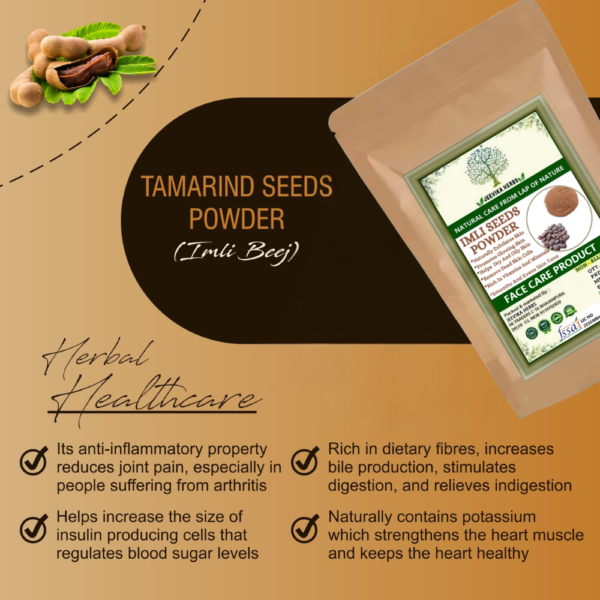 Tamarind Seed Powder for Wellness, Beauty & Health - Image 3