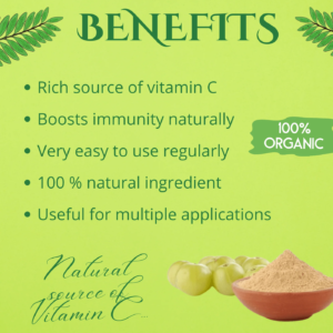 AMLA POWDER (200g) – Natural Vitamin C Rich Superfood for Hair, Skin & Immunity