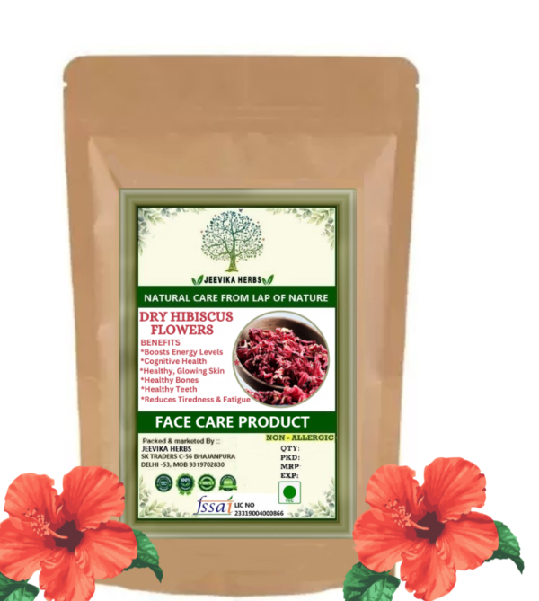 Dry hibiscus flower